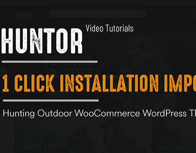 Huntor 1 Click Installation - Create a WP Website