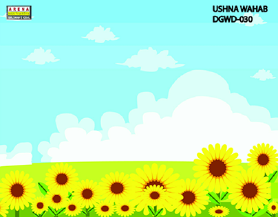illustration Sun flowers