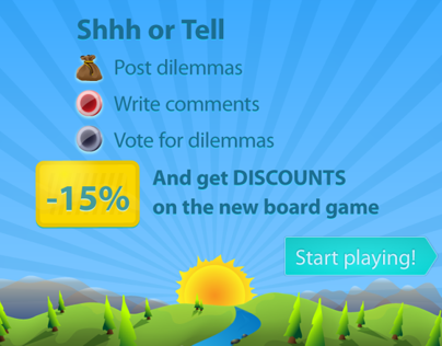 'Shhh or Tell' promo game
