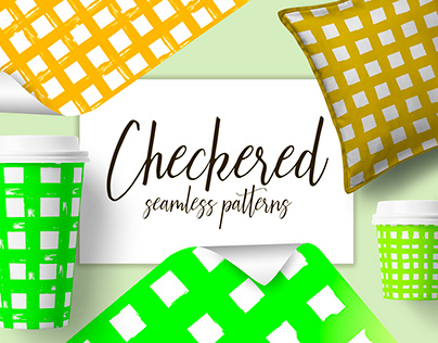 Checkered seamless patterns