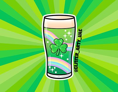 Green Irish Beer- St Patrick's Day