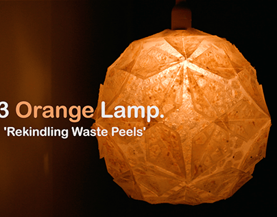 3 Orange Lamp: Rekindling Waste Peels