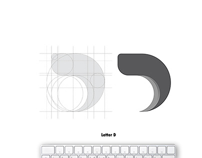 Letter D logo concept for "AI in Deconstruction"