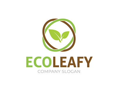 eco leafy logo