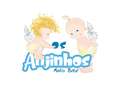 Logo Os Anjinhos - Moda Bebê.