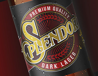 Splendor Premium Beer Branding