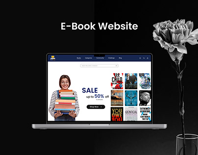 E-Book Website (Ui Design)