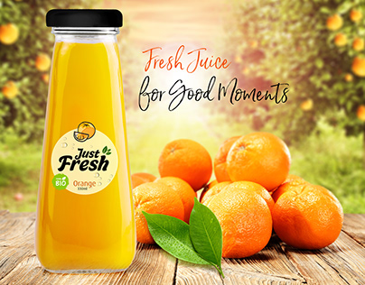 Just Fresh Juice - Labels Design
