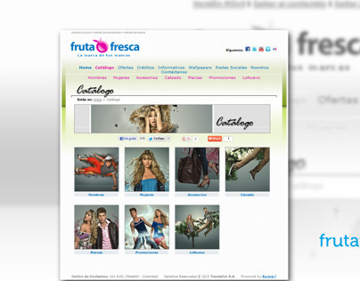 Sitio web Frutafrescavirtual.com