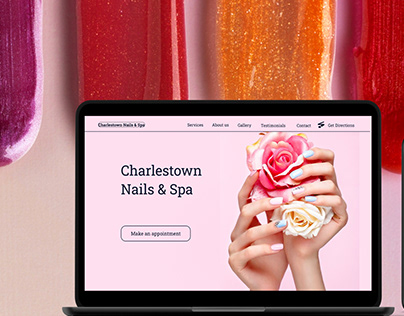 Redesign of Charlestown Nails & Spa website