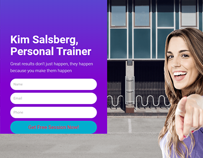 Landing-page-Personal-Trainer