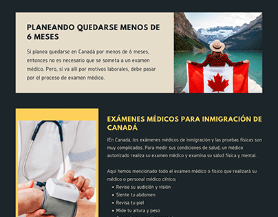pruebas médicas requieren para inmigración canadiense?