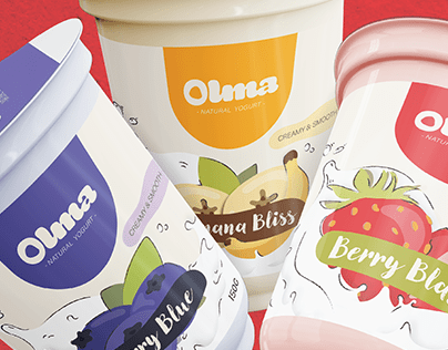 Re-brand of Olma's yogurts