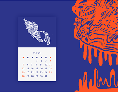 Monster calendar