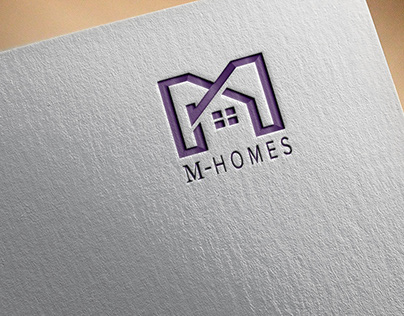 M letter logo for home