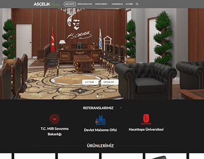 Asçelik Ofis Furniture Website | Web Design