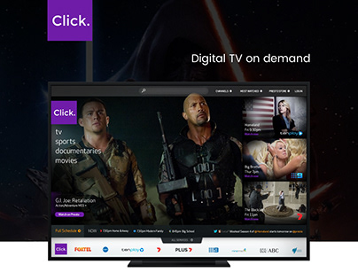 Digital TV On Demand Design Concept