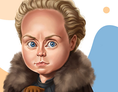 Game of Thrones: Brienne & Sansa as children