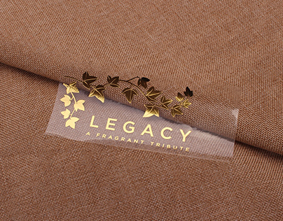 Legacy Clear Stickers with Gold Foil Spot