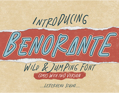 Benorante - Display Font