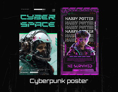Project thumbnail - Cyberpunk poster