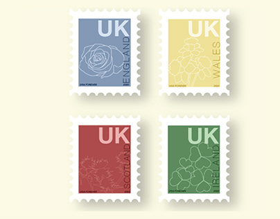 Stamp Illustration: United Kingdom