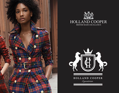 Sub brand logo for equestrian fashion 'Holland Cooper'