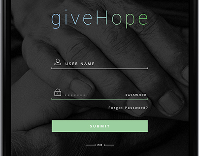 Give Hope Social App Concept