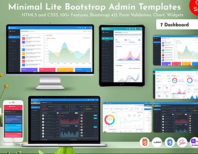 Minimal Lite - Bootstrap Admin Web App With Bootstrap