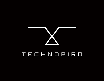 Minimal logo design for TECHNOBIRD