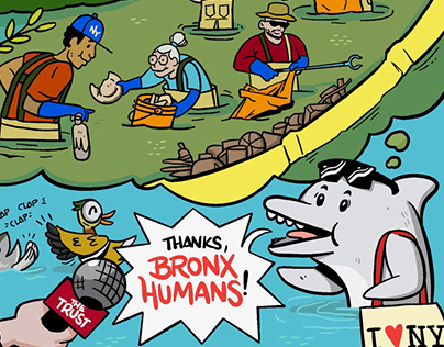 Bronx River Dolphin Visit!