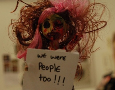 undead toy protest -photography project