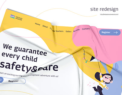 Kids Place Childcare - website redesign project