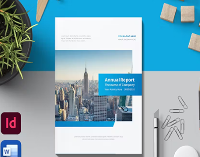 Annual Report Template Word & INDD