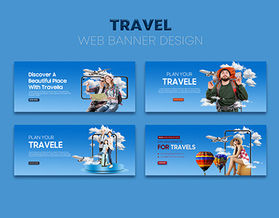 Travel Web Banner Design