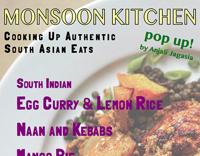 Monsoon Kitchen Branding & Flyers