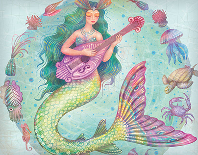 Magical Mermaids (2022 Art Calendar)