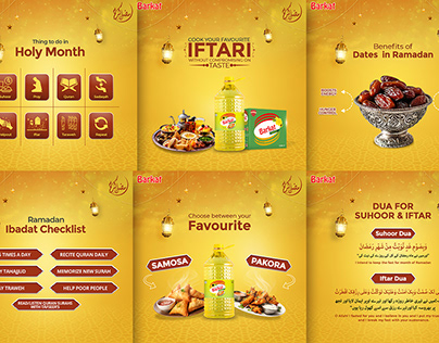Barkat Cooking Oil Ramadan 2024 Campaign Design