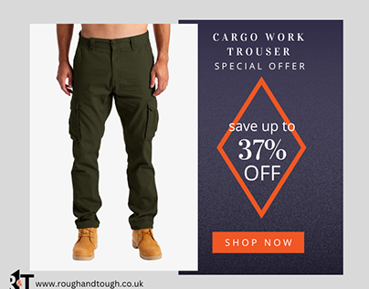 Men’s Cargo Work Trousers