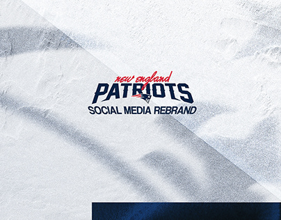New England Patriots | Social Media Rebrand Concept