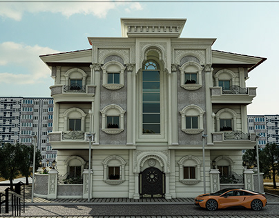 Classic luxury residential building design
