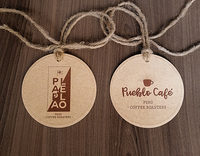 Diseño de Posavaso - Pueblo café