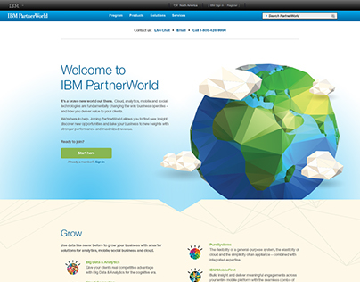 IBM Partner World Landing Page