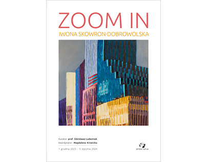 Ulotka na wystawę malarstwa „Zoom In” | 2023