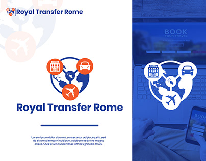 Royal Transfer Rome Logo Design