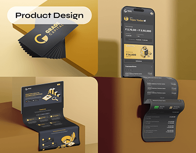 Project thumbnail - Product design & Branding of Grade Capital