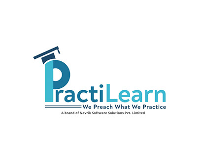 Institute logo design - PractiLearn