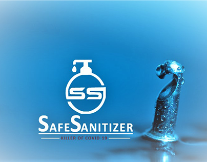 Safe sanitizer logo design