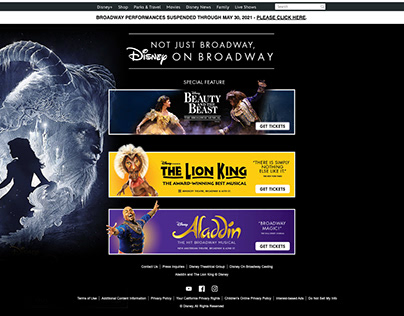 Disney "Beauty and the Beast" new branding design