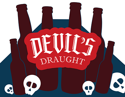 DEVIL'S DRAUGHT- Fun Beer Brand Identity